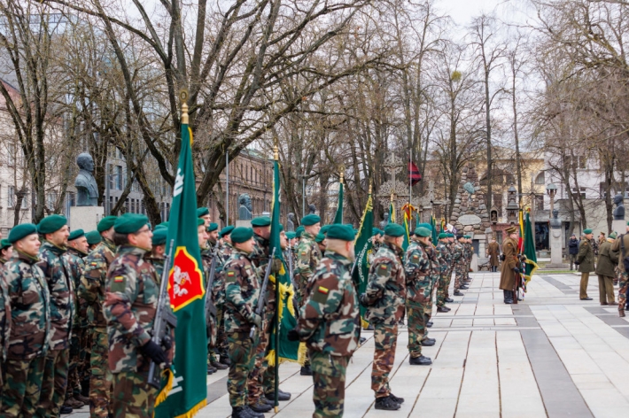 Šaulių vėliavos perdavimo ceremonija